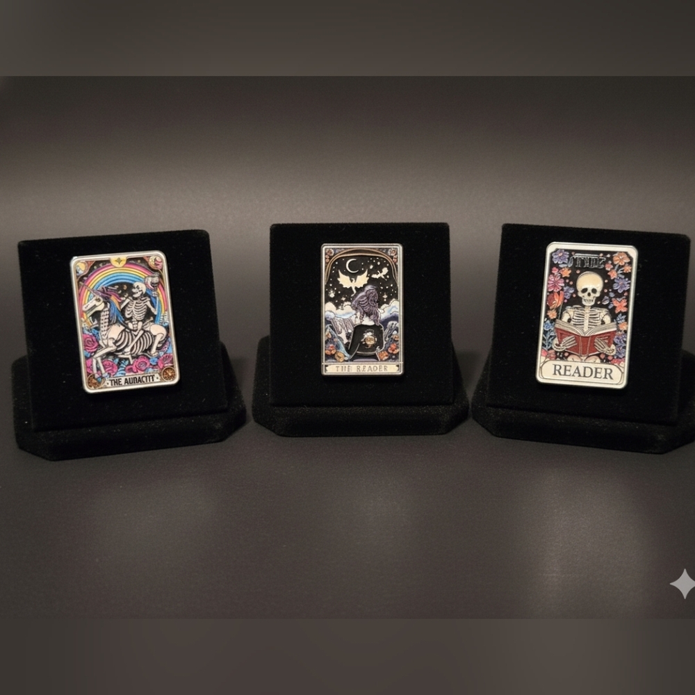 NEW Tarot-Themed Enamel Pins